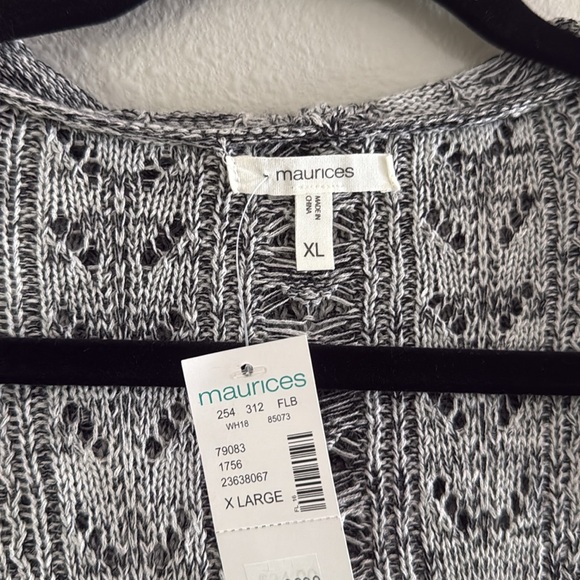 Maurices Black and Gray Ombre Cardigan - Picture 5 of 6